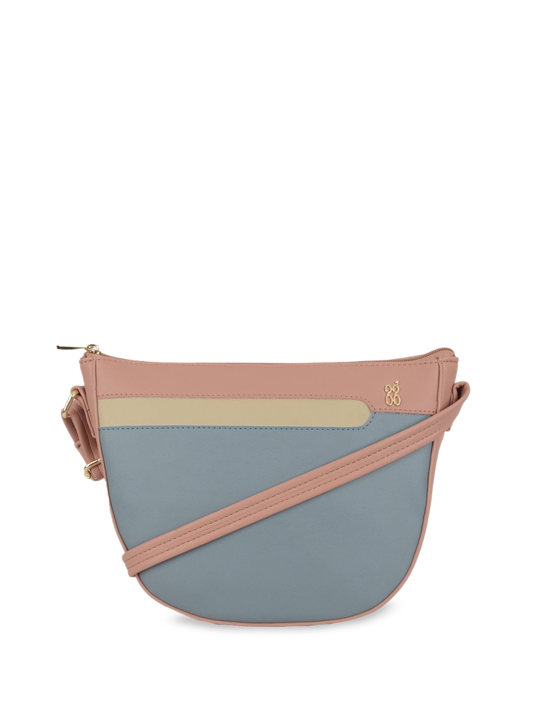 

Baggit Women Structured Sling Bag, Pink