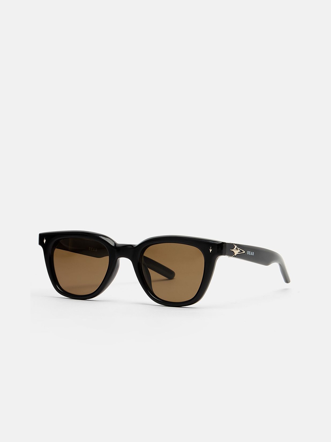 

THE BEAR HOUSE Men Wayfarer Sunglasses, Brown