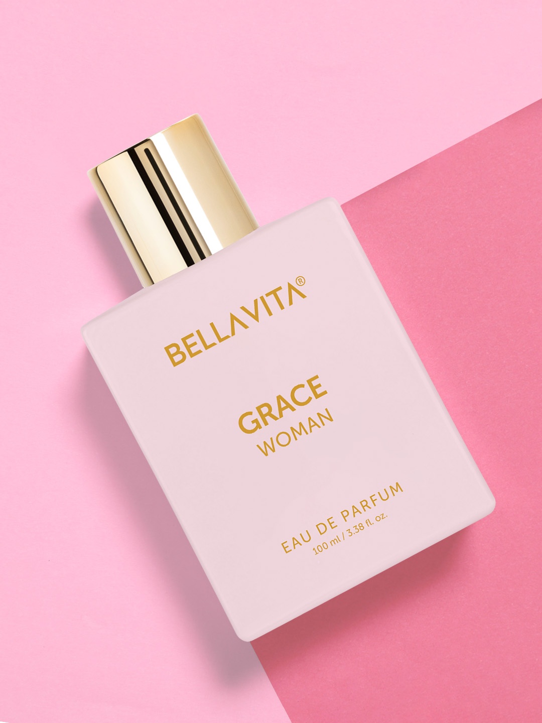 

Bella Vita Organic Women Grace Luxury & Long Lasting Eau De Parfum - 100 ml, Pink