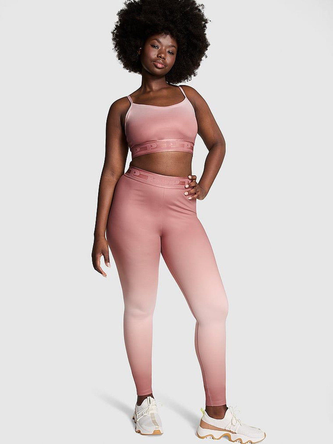 

Victoria's Secret High Rise Tights, Peach