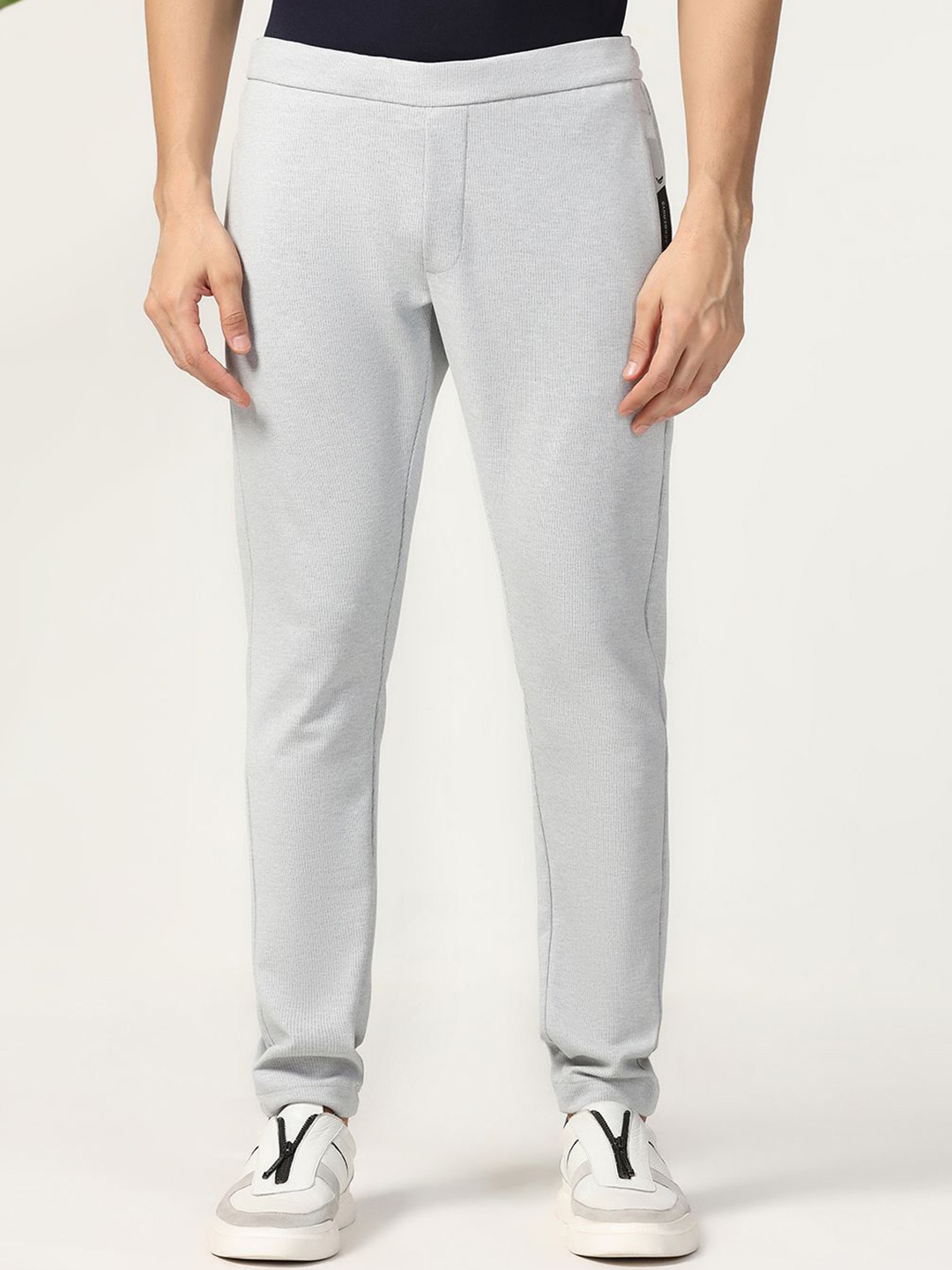 

Blackberrys Men Slim Fit Mid Rise Track Pants, Grey