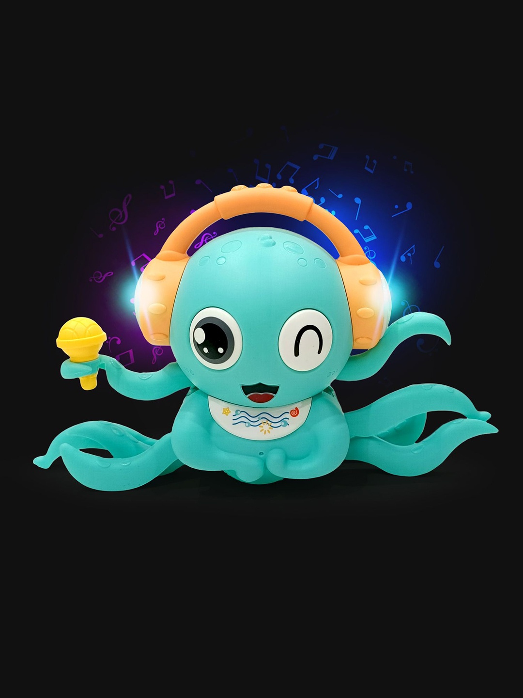 

PLANET of Toys Kids Dance Octopus Musical Toys, Green