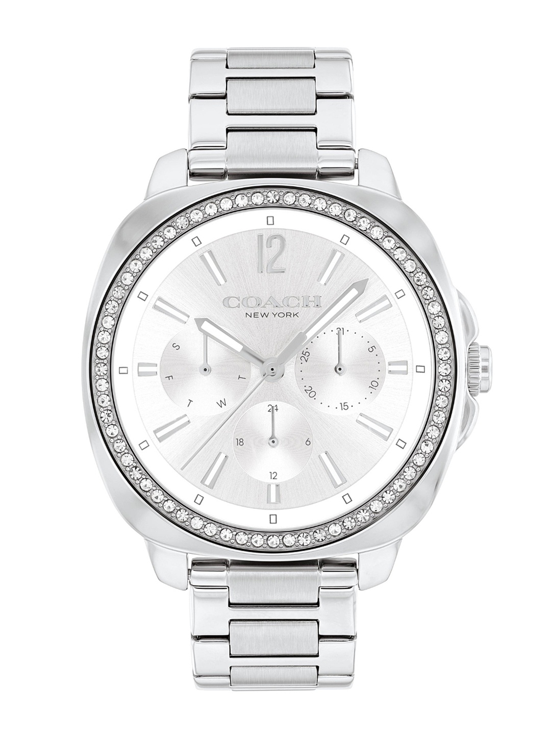 

Coach Women Kitt Analogue Watch 14504400, Silver