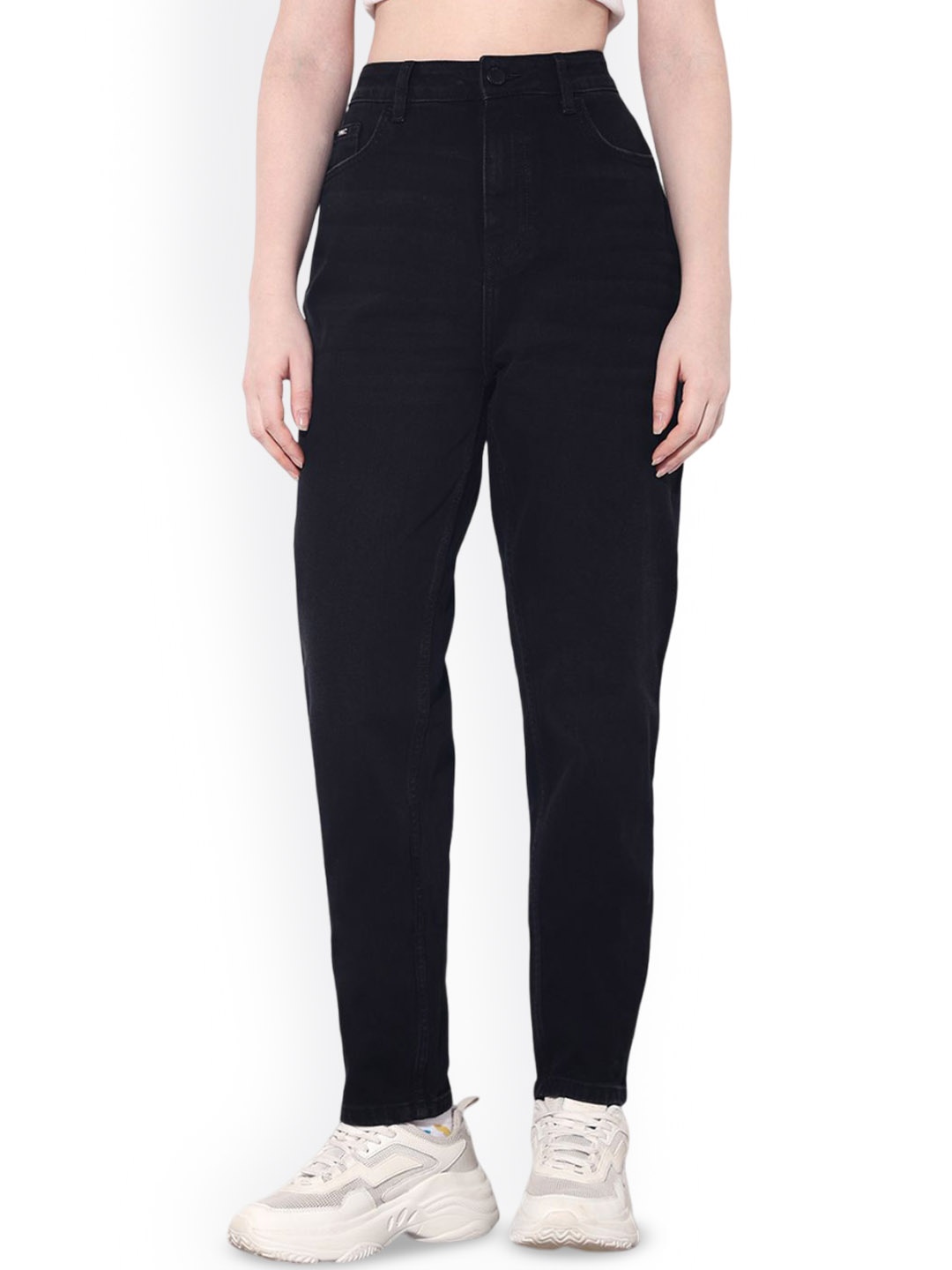 

ONLY Women High-Rise Jeans, Black