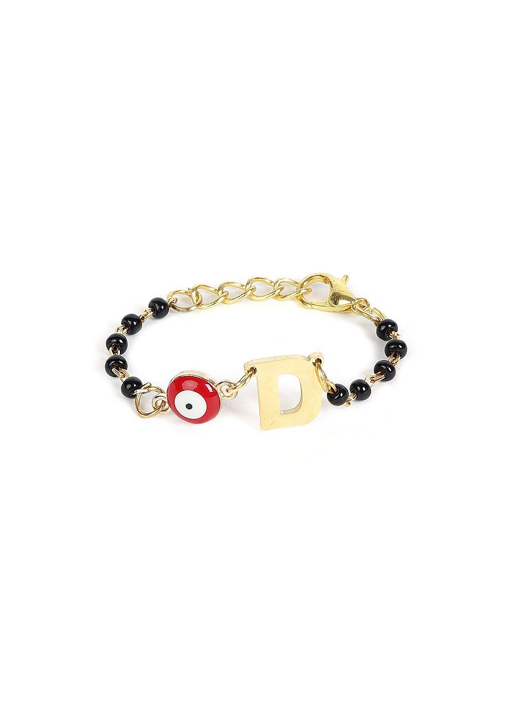 

EL REGALO Kids Gold-Plated Beaded Wraparound Bracelet