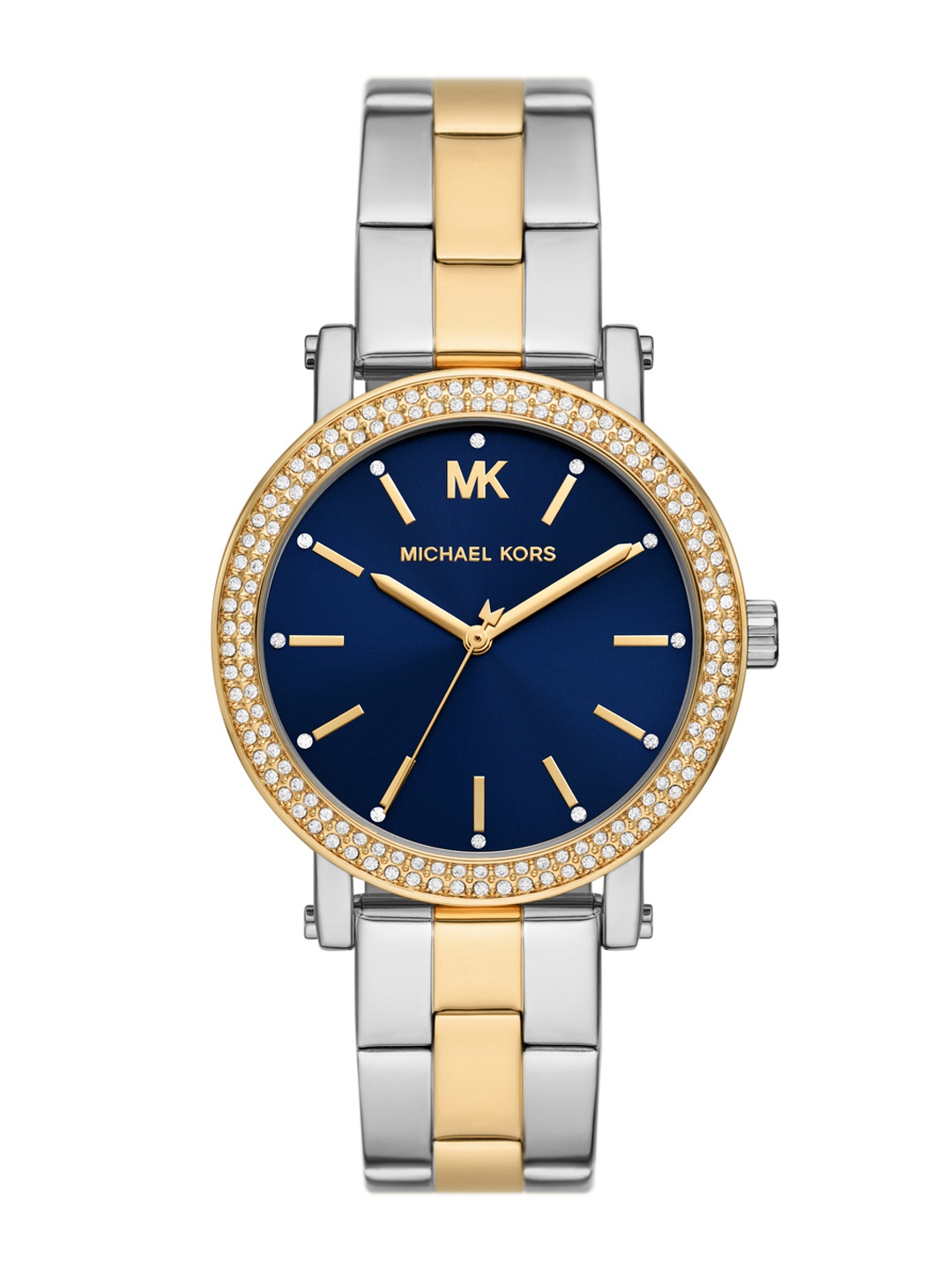 

Michael Kors Women Stainless Steel Bracelet Style Analogue Watch MKO1049, Blue