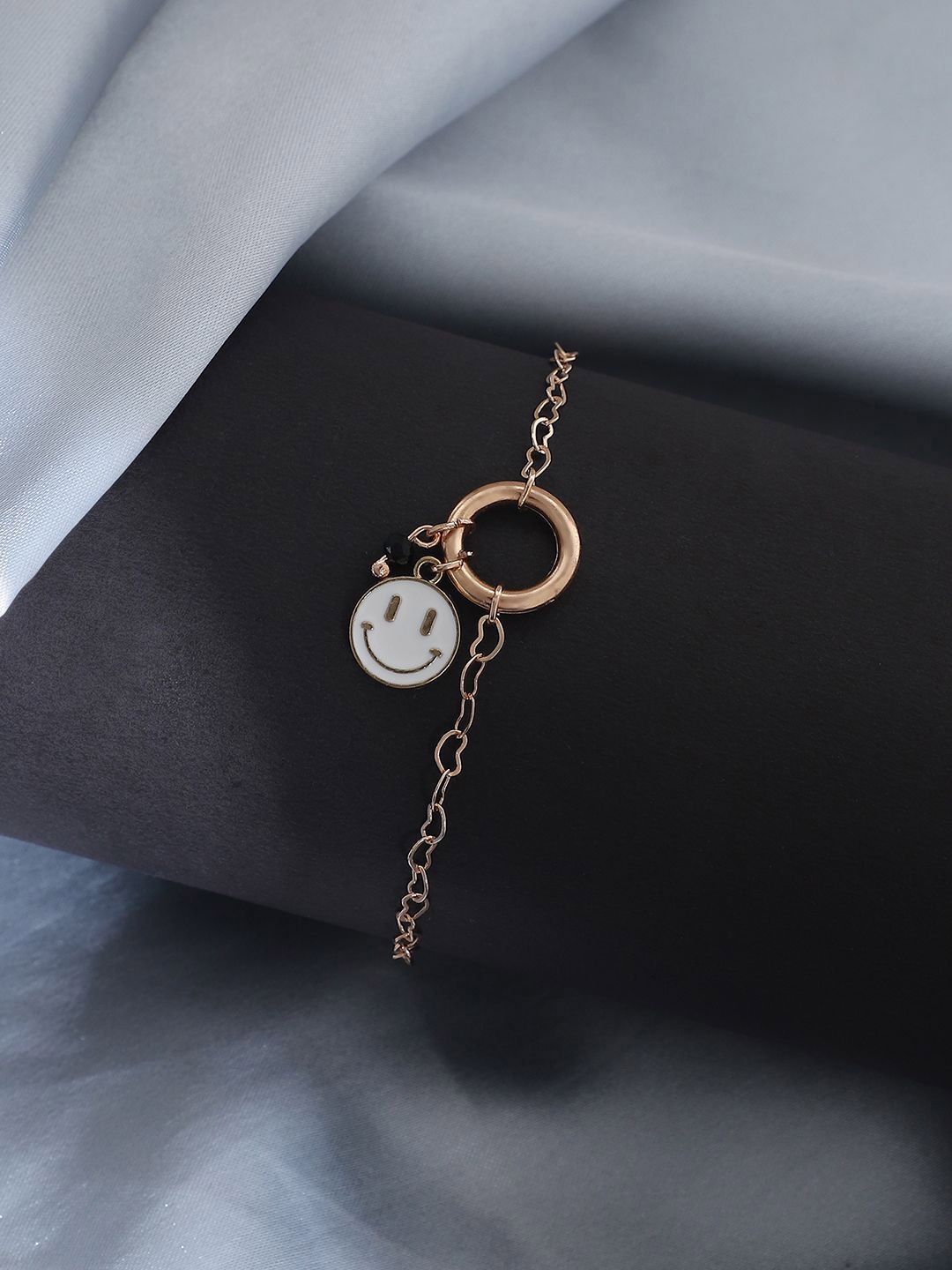 

ELLE Gold-Plated Small Ring Link Bracelet