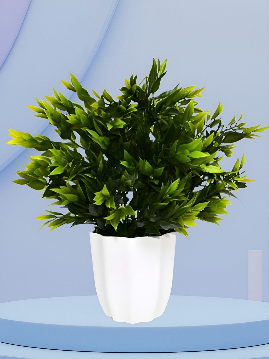 

fancy mart Green 1 Pieces Artificial Plant With Pot