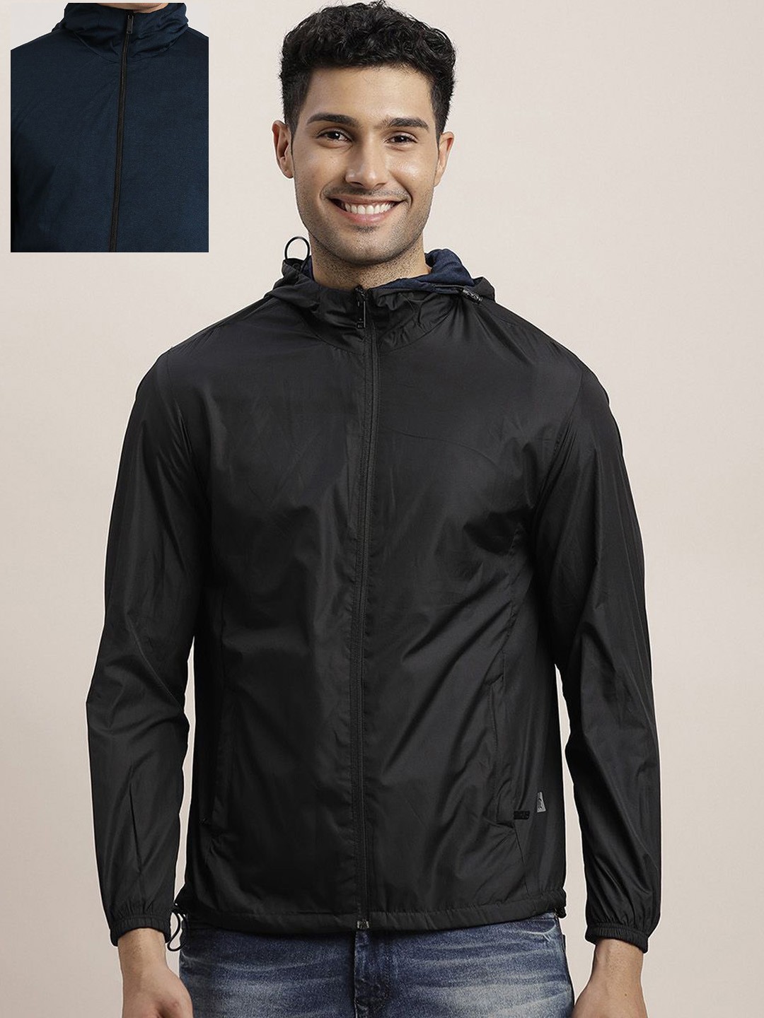 

Turtle Men Reversible Tailored Jacket, Black
