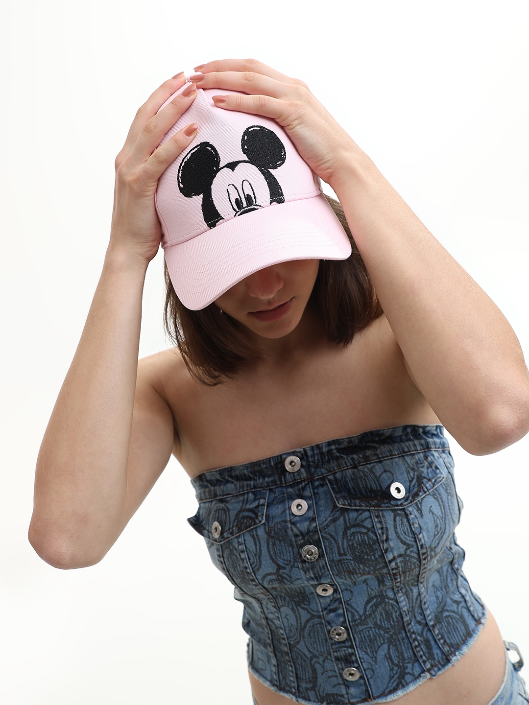 

ONLY Women Embroidered Baseball Cap, Pink