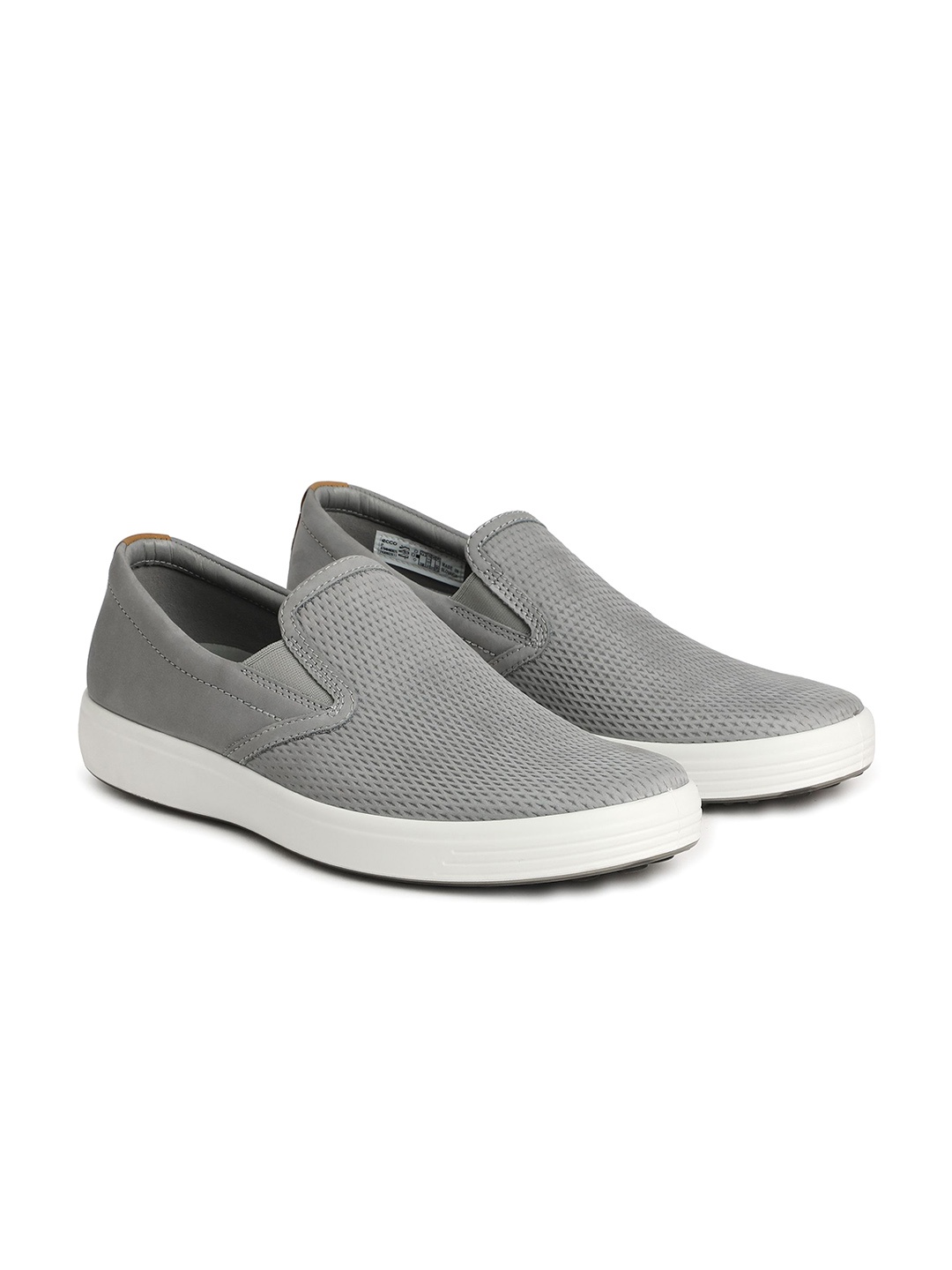 

Ecco Men Soft 7 Nubuck Sneakers, Grey