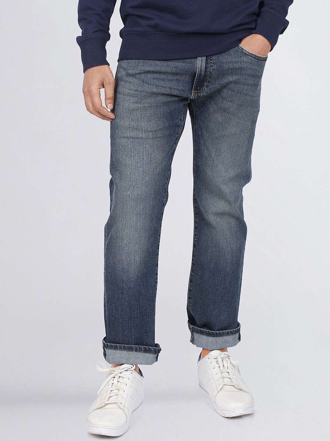 

Lee Men Rodeo Light Fade Stretchable Jeans, Blue