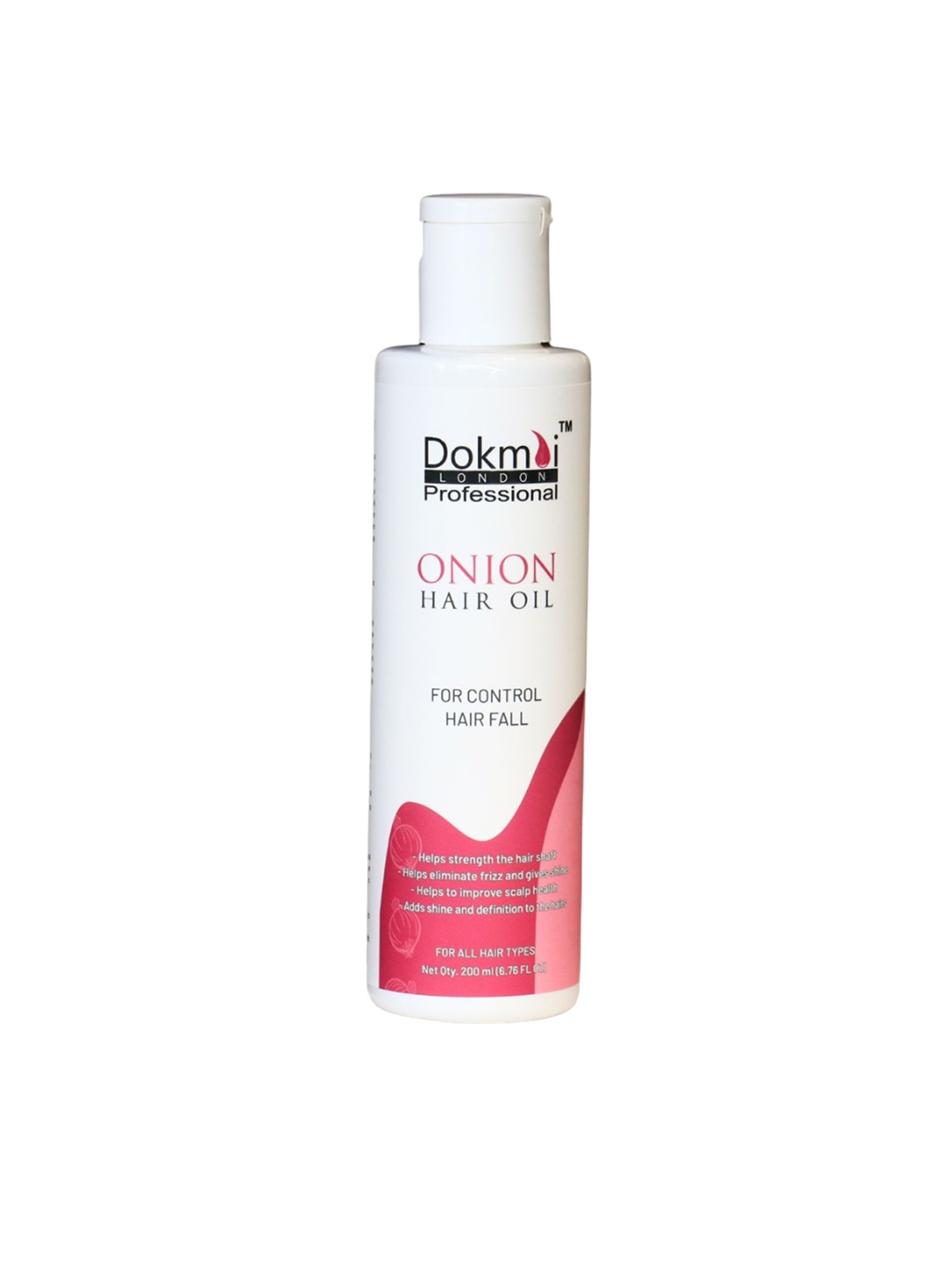 

Dokmai London Onion Hair Oil For Hair Fall Control 200 ml, White