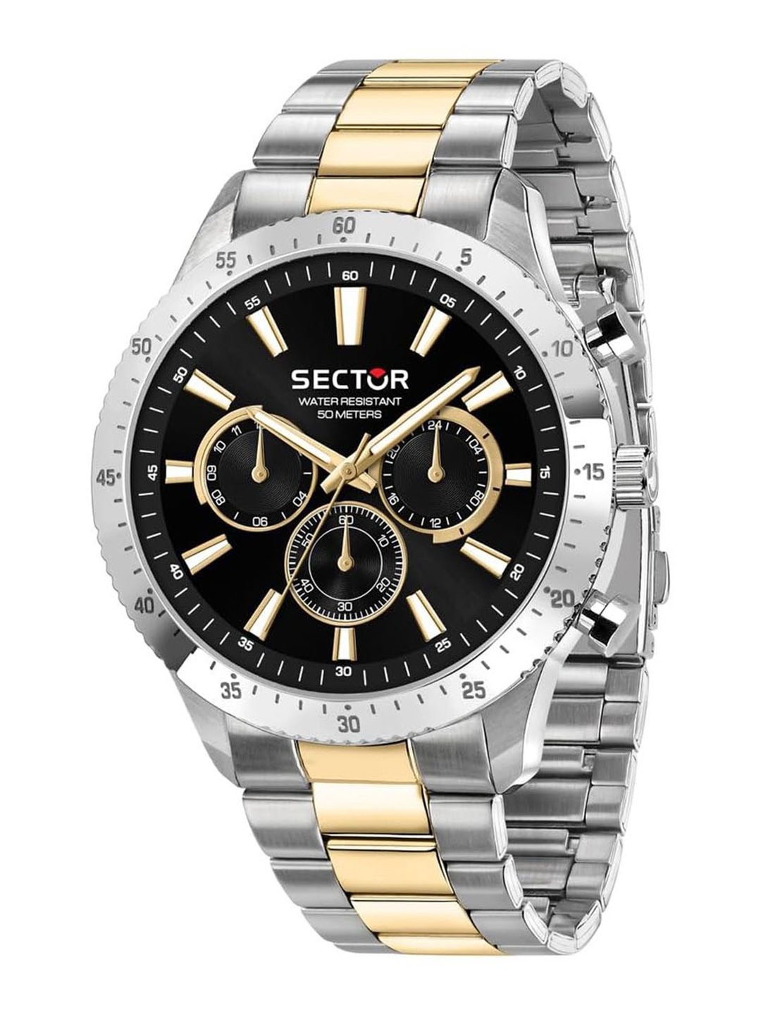 

Sector Men Dial & Stainless Steel Straps Analogue Watch R3253578026, Black
