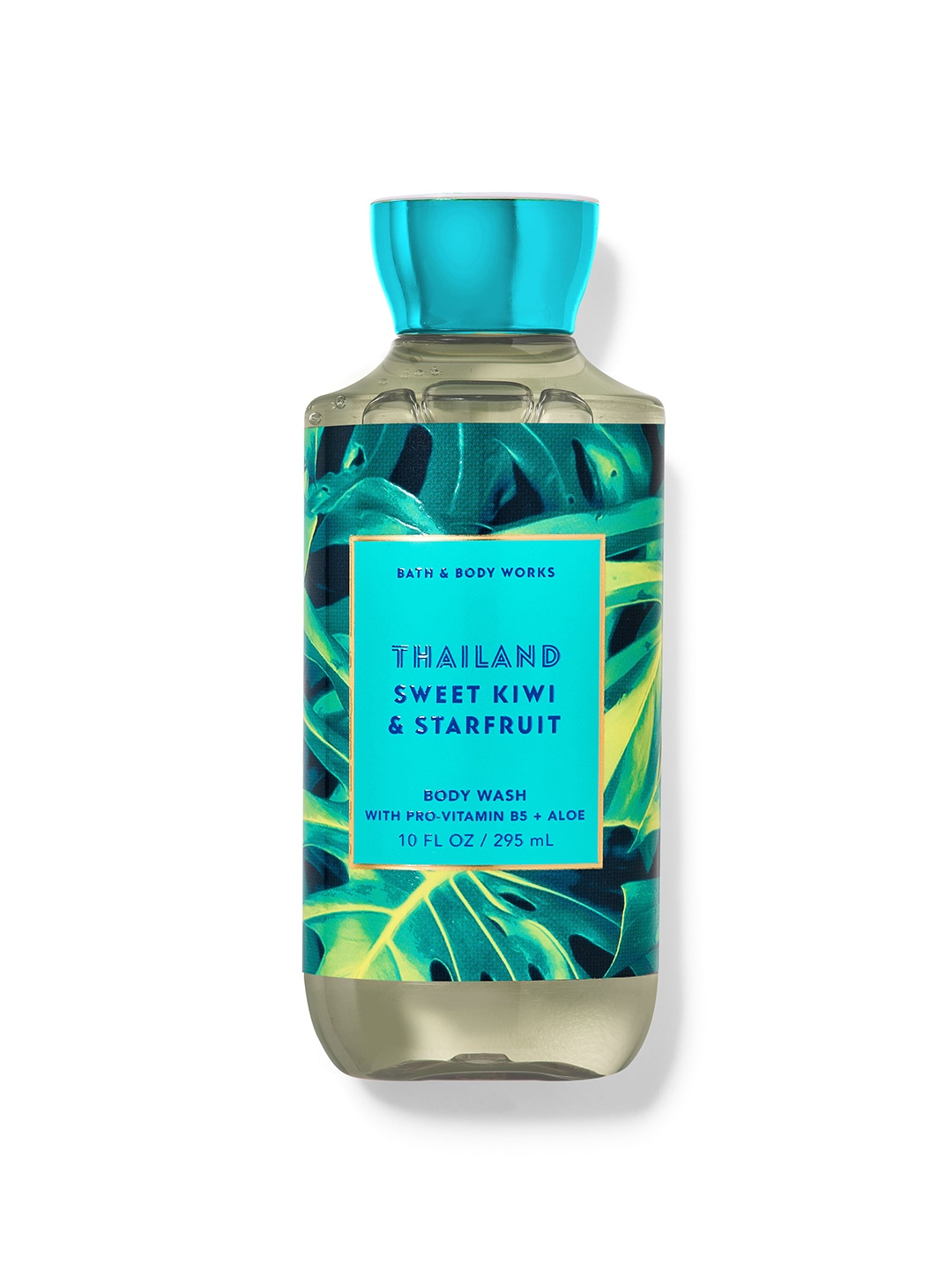 

Bath & Body Works Thailand Sweet Kiwi & Starfruit Body Wash With Pro Vitamin B5 - 295ml, Blue