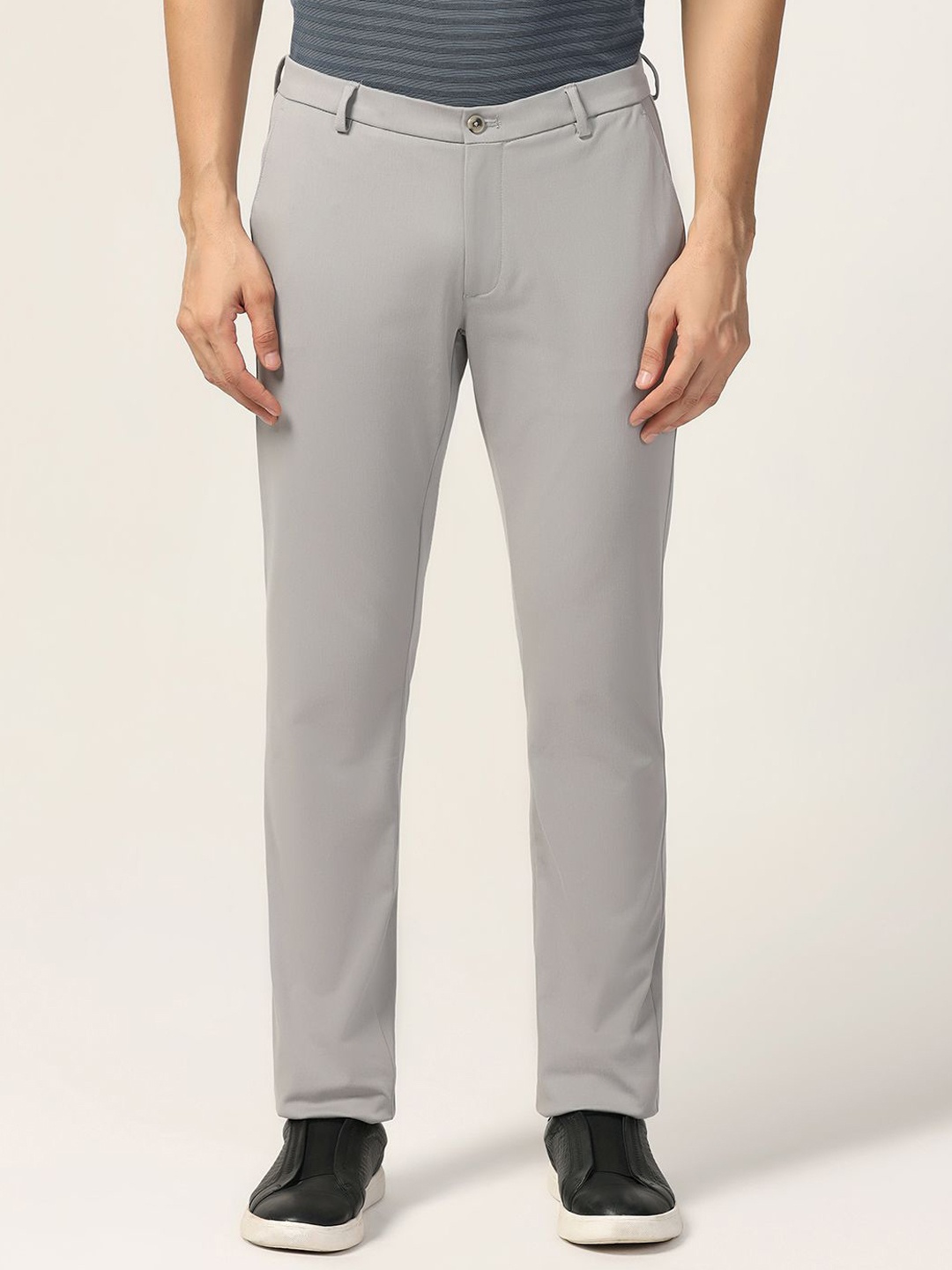 

Blackberrys Men Slim Fit Trousers, Grey