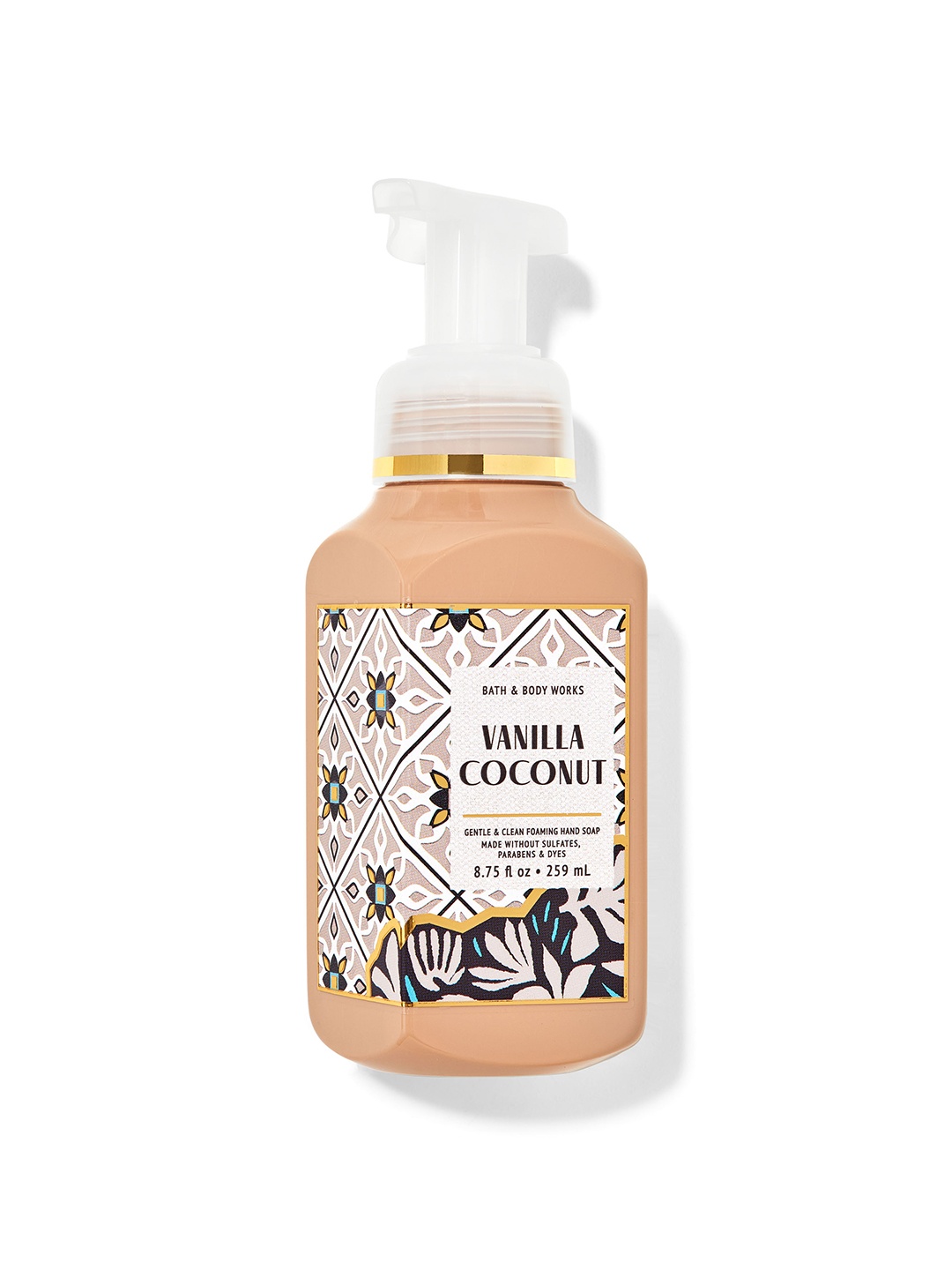 

Bath & Body Works Vanilla Coconut Gentle & Clean Foaming Hand Soap - 259 ml, Cream