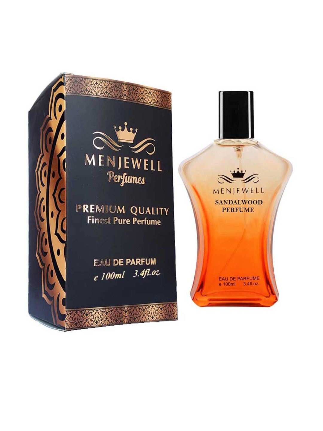 

Menjewell Sandalwood Long Lasting Eau de Parfum-100ml, White