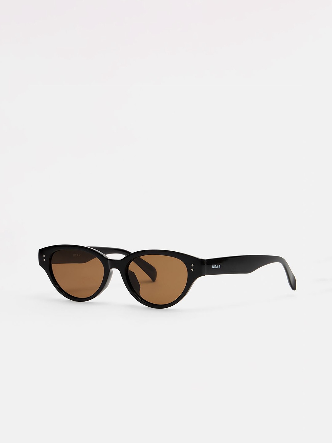 

THE BEAR HOUSE Men Cateye Sunglasses, Brown