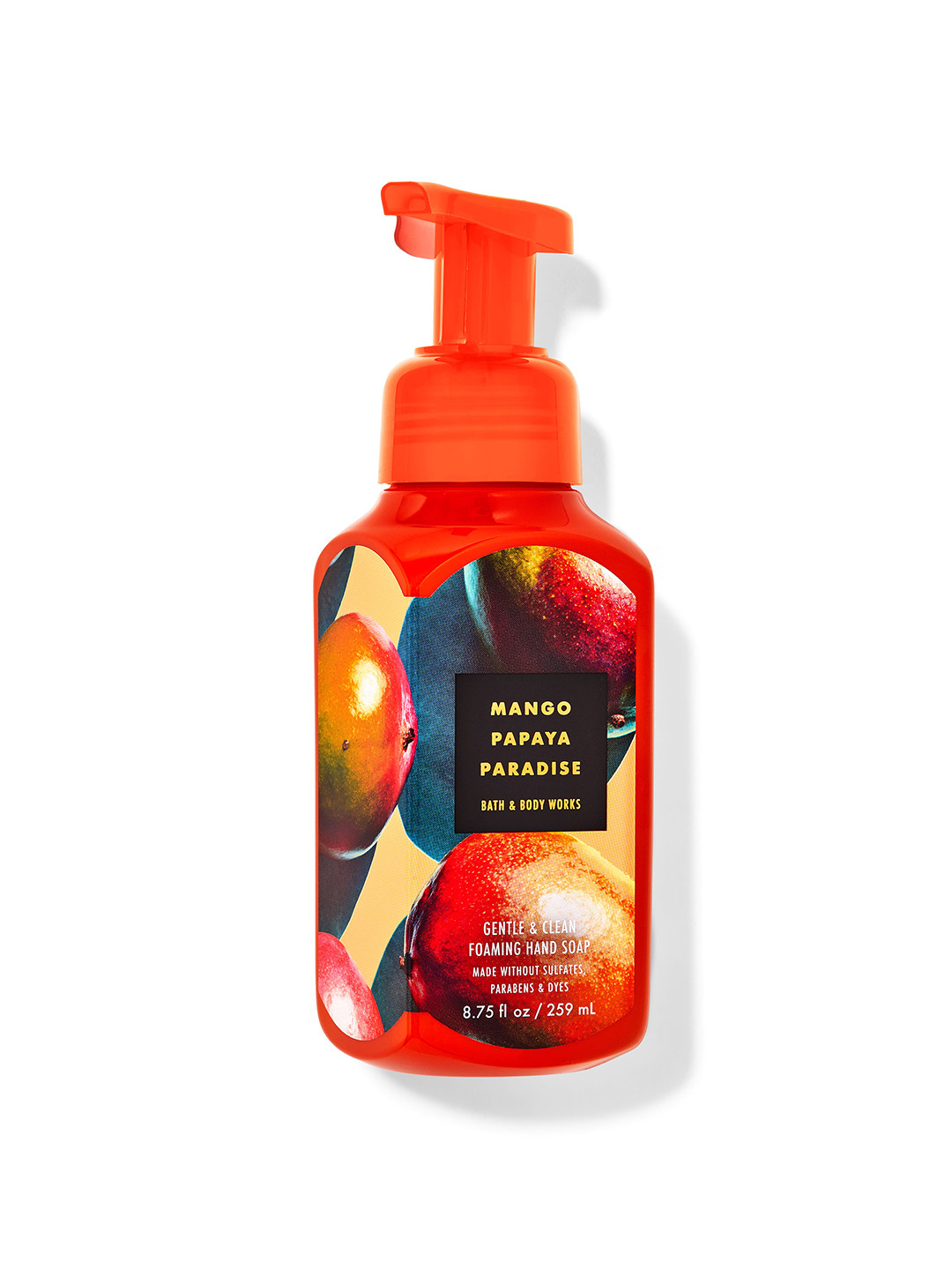 

Bath & Body Works Mango Papaya Paradise Gentle & Clean Foaming Hand Soap - 259 ml, Orange
