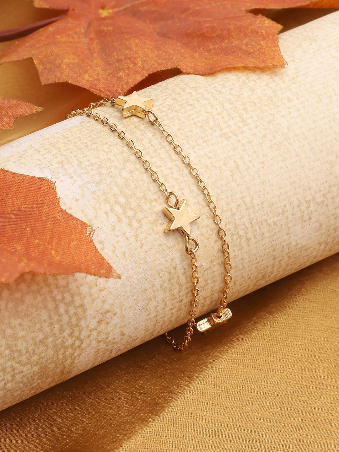 

ELLE Brass Gold-Plated Link Bracelet