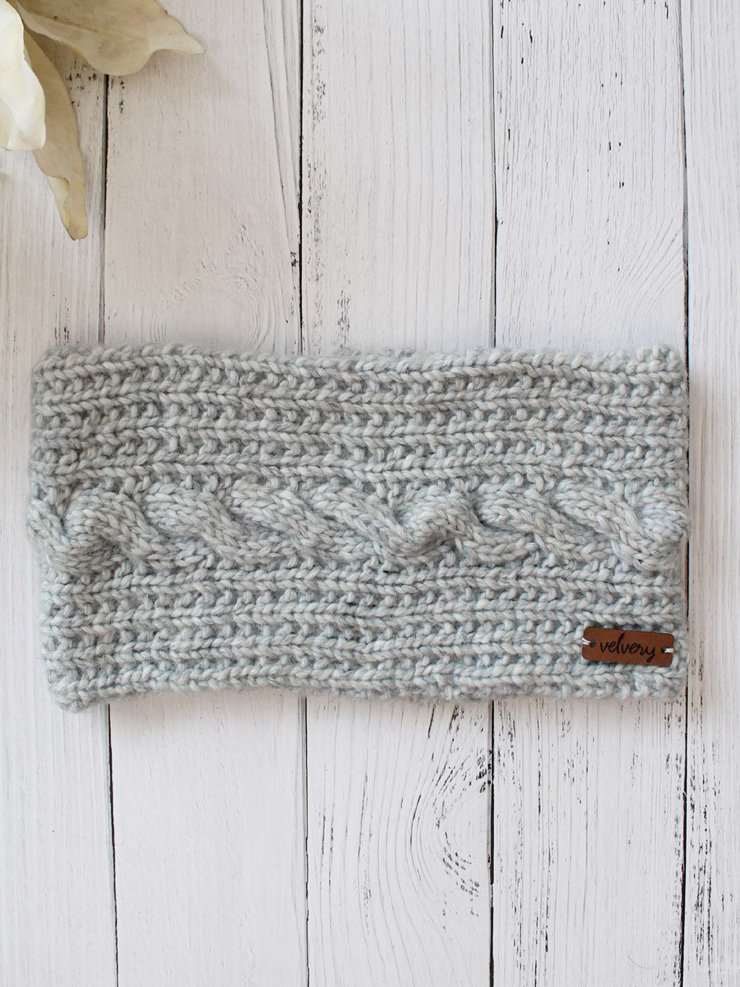 

Velvery Women Chill Wrap Headband, Grey