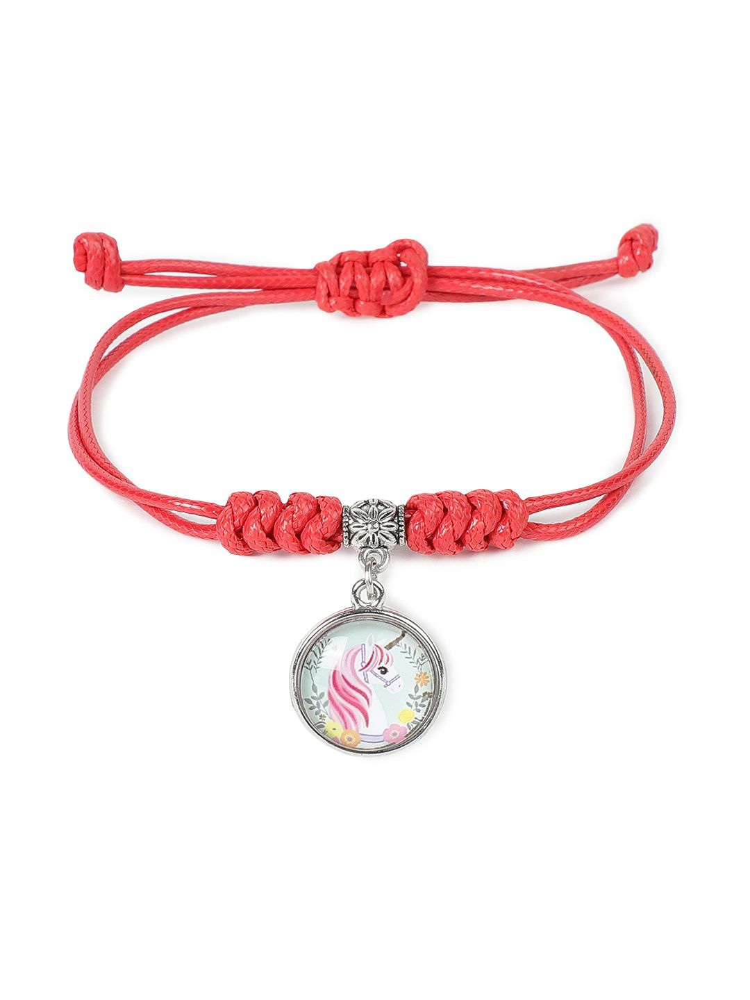 

EL REGALO Girls Charm Bracelet, Red