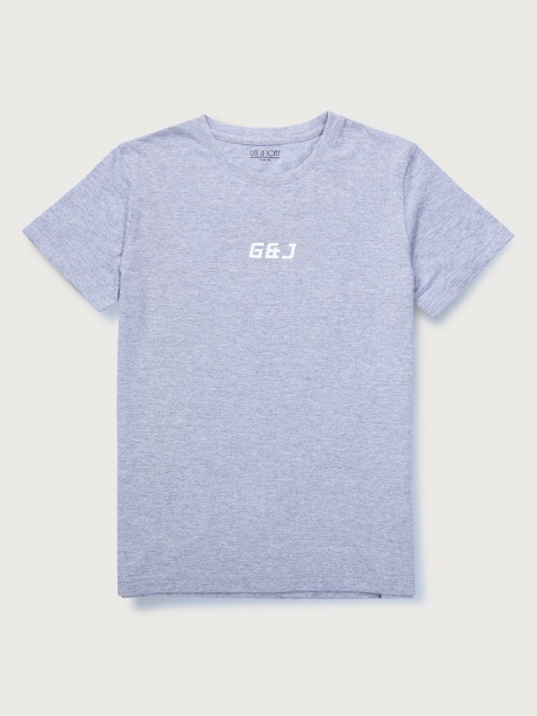 

Gini and Jony Boys Solid Round Neck Cotton T-shirt, Grey