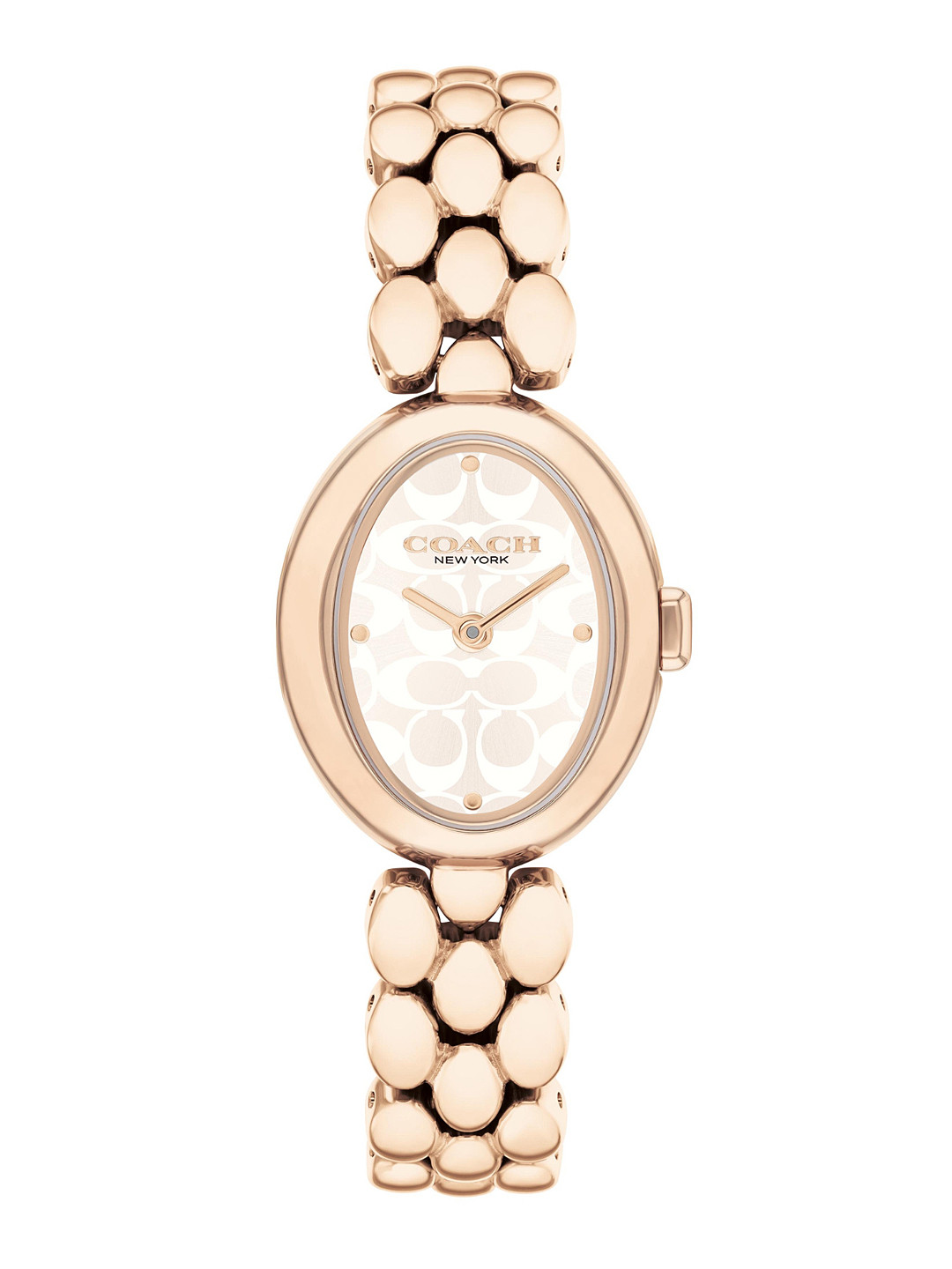 

Coach Women Sammy Patterned Bracelet Style Straps Analogue Watch 14504418, Silver