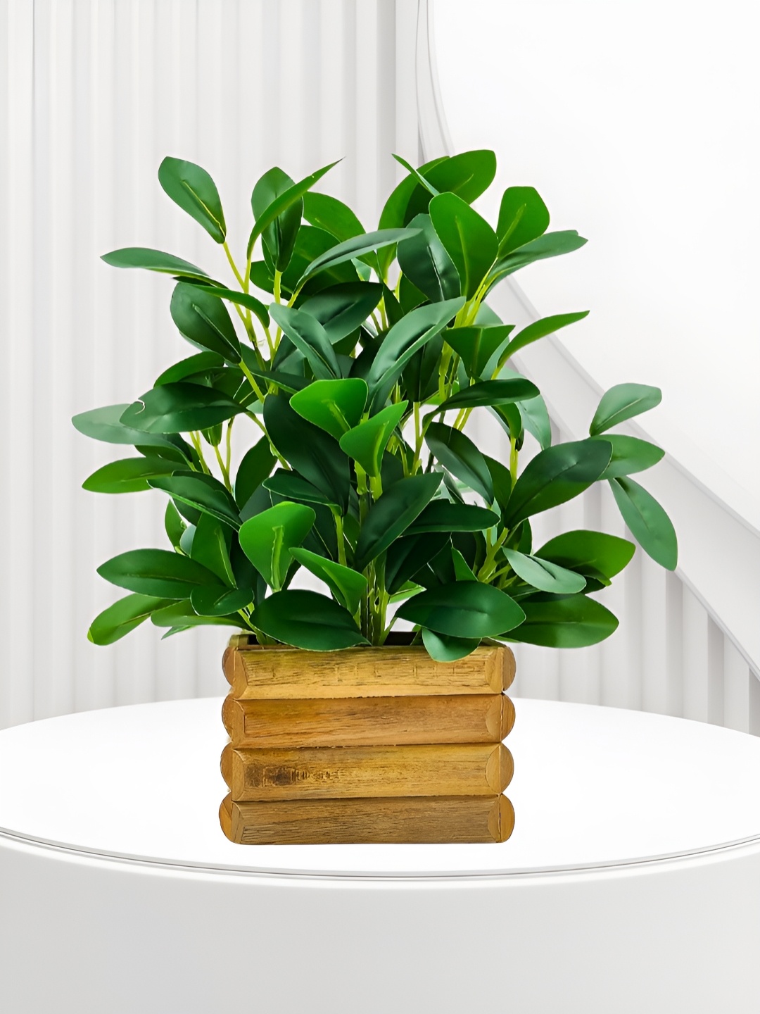 

fancy mart Green 1 Pieces Artificial Plant With Pot