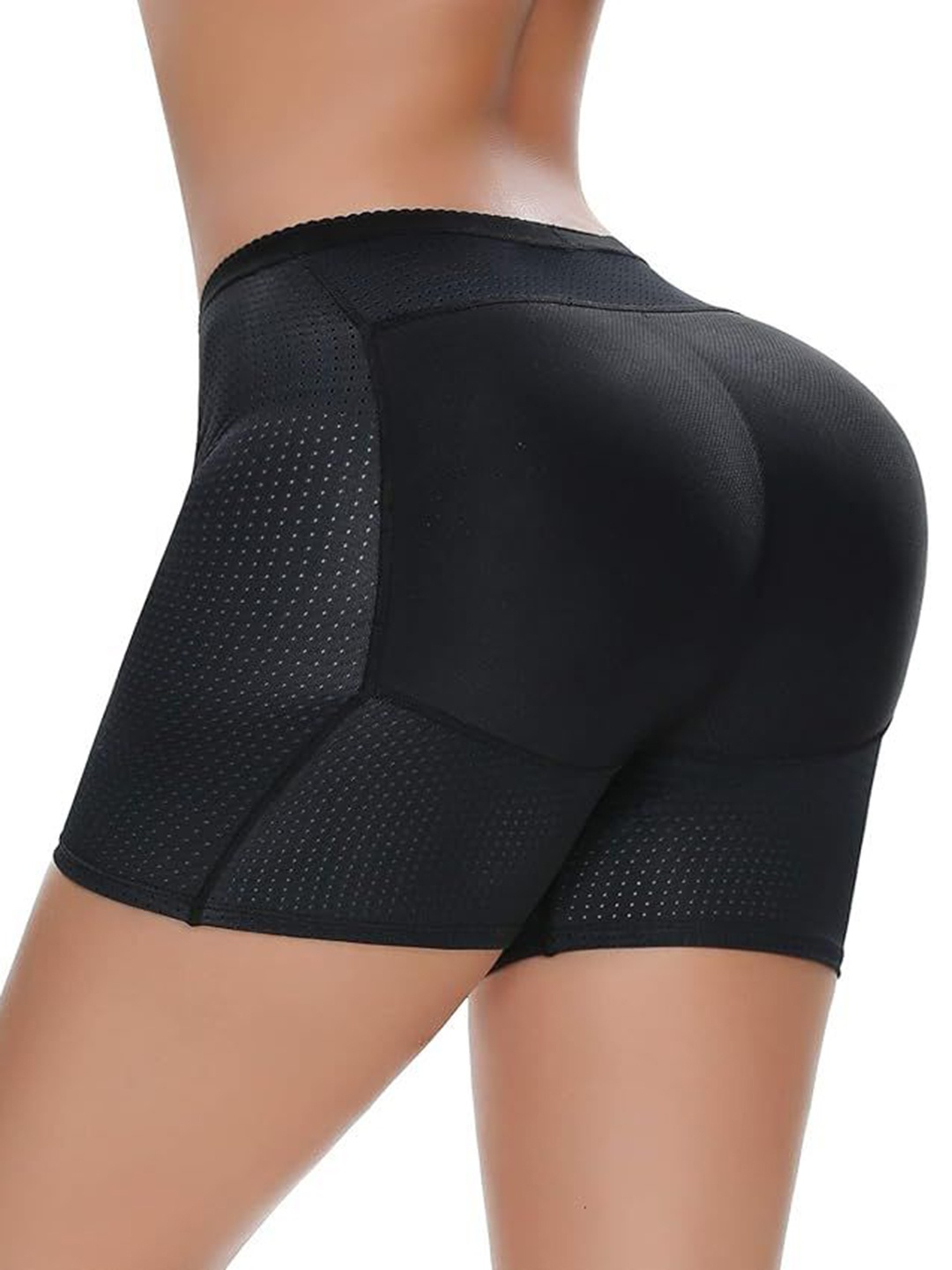 

BRACHY Women Butt Lifter Padded Panty Shapewear, Black