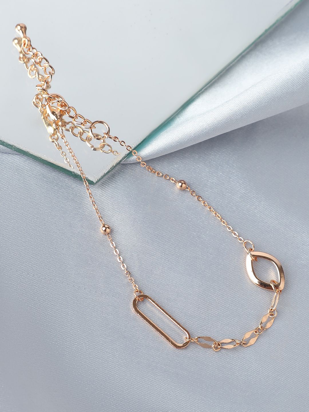 

ELLE Brass Gold-Plated Link Bracelet