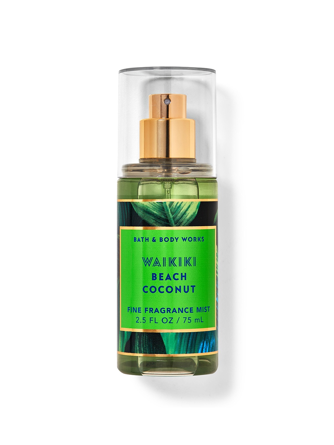 

Bath & Body Works Waikiki Beach Coconut Mini Fine Fragrance Mist - 75 ml, Green