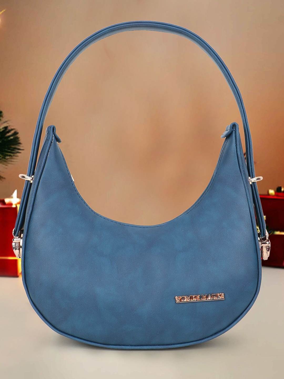 

WOMEN MARKS Half Moon Sling Bag, Blue