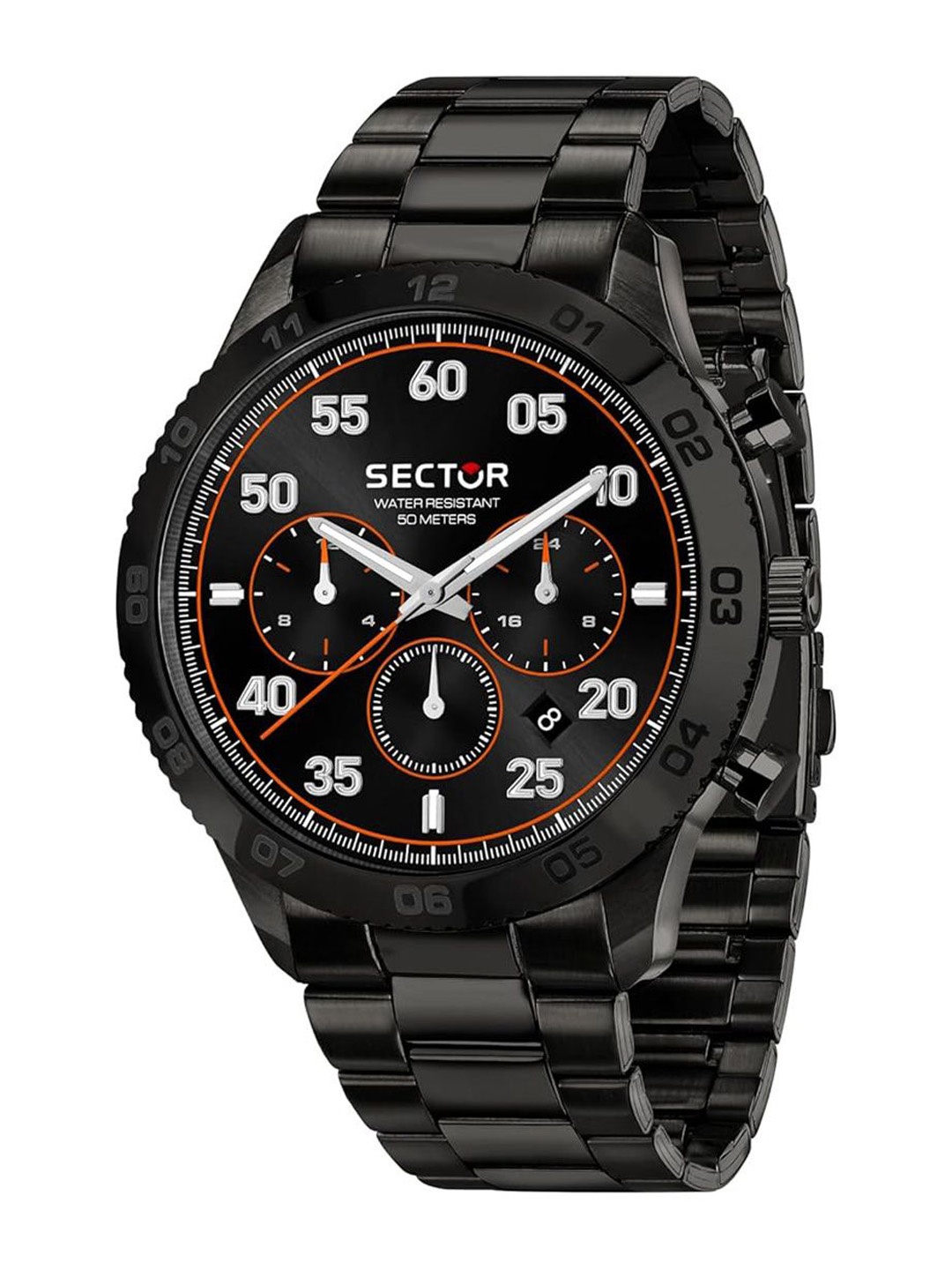 

Sector Men Dial & Stainless Steel Straps Analogue Watch R3253578031, Black