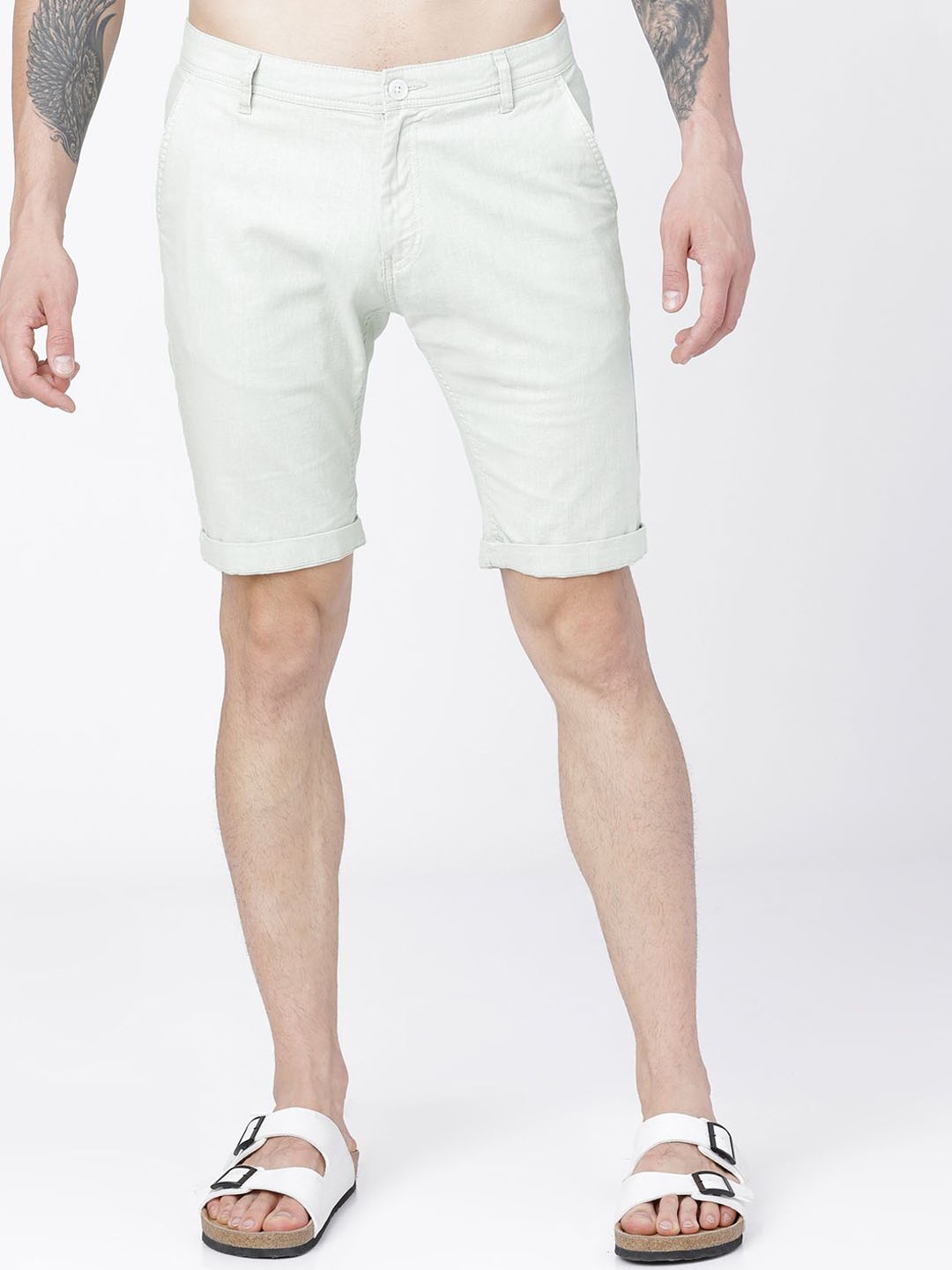 

HIGHLANDER Men Slim Fit Shorts, Green