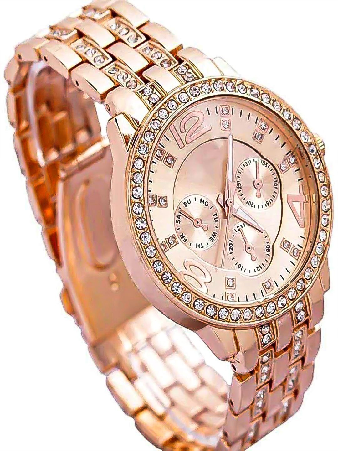 

FIMBUL Women Dial & Stainless Steel Straps Analogue Automatic Watch Watch-D5-RG02, Rose gold