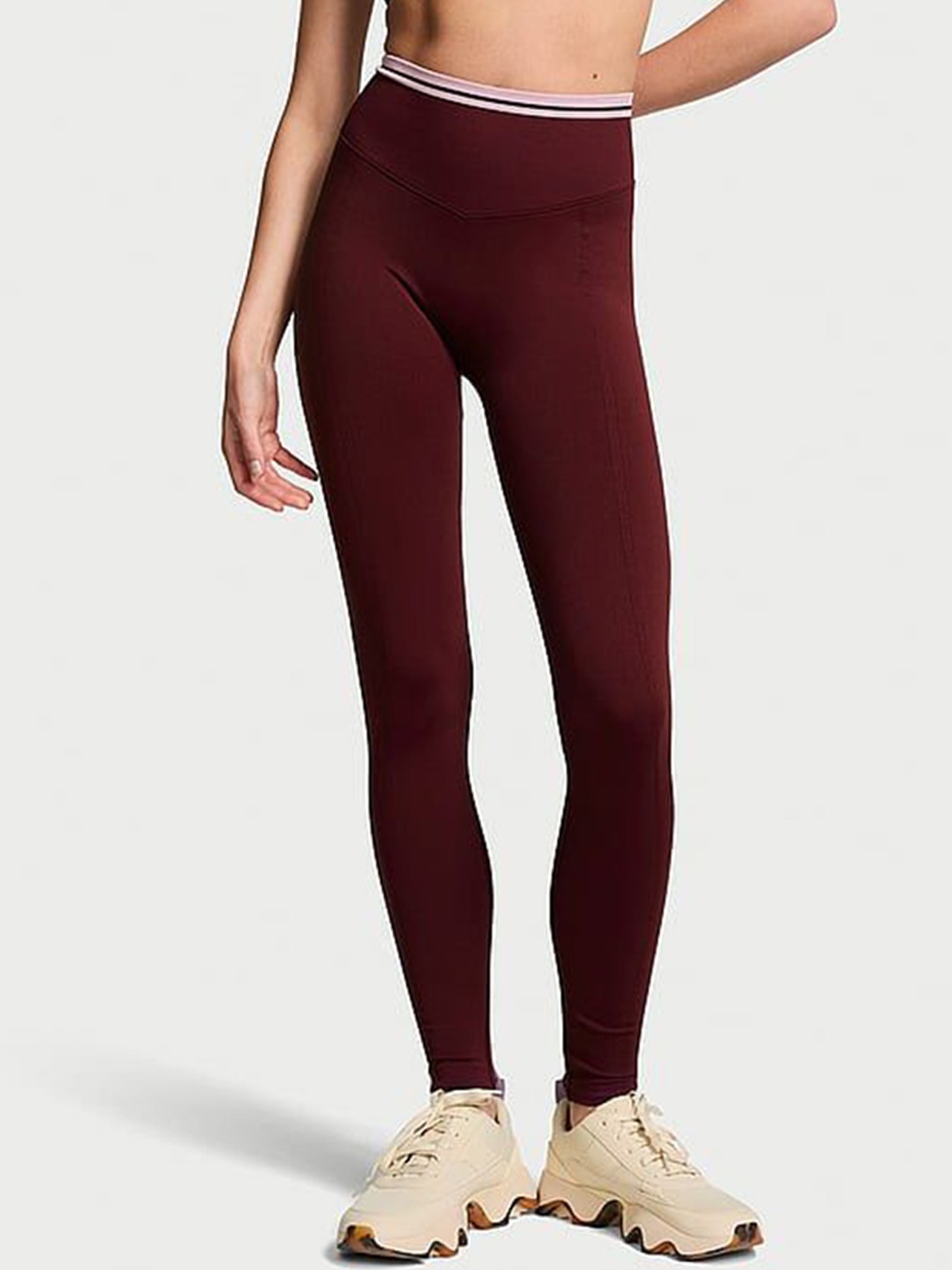 

Victoria's Secret PINK Ankle-Length Gym Tights, Purple