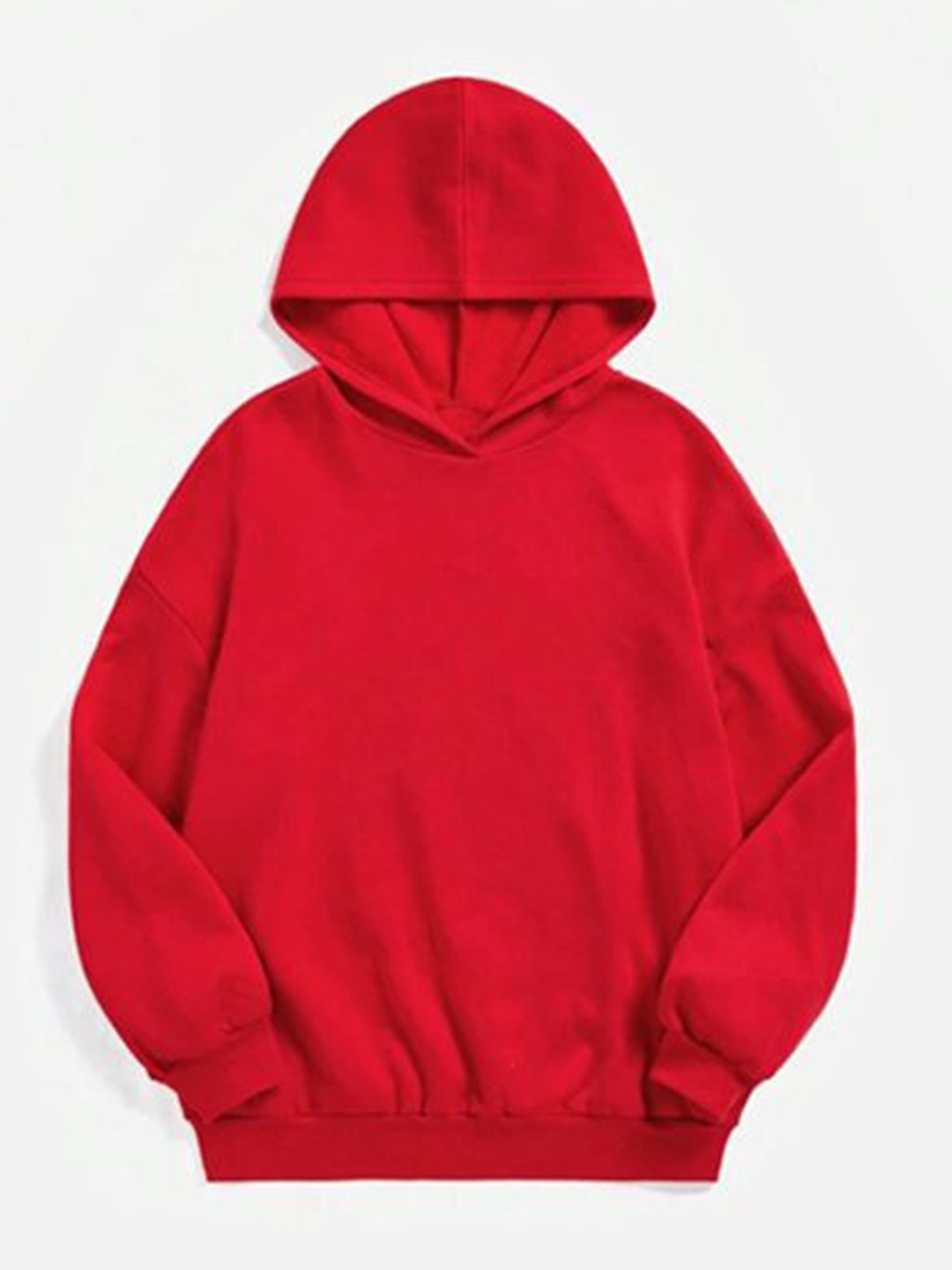 

TABADTOD Unisex Kids Solid Dry Fit Hooded Sweatshirt, Red
