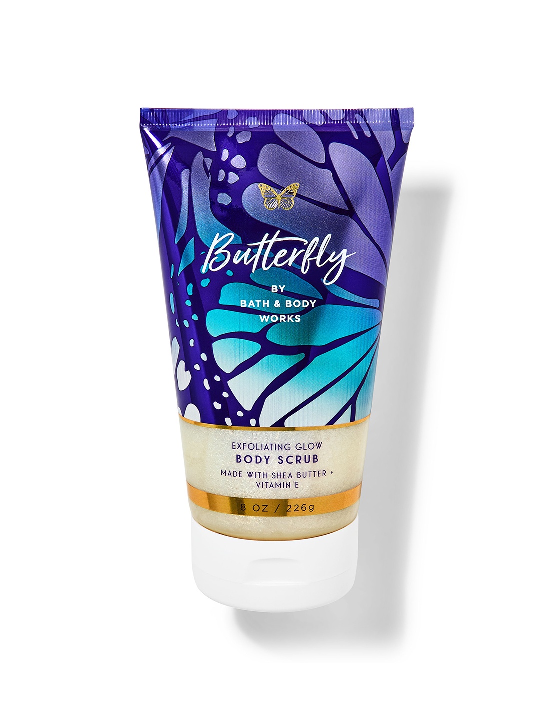 

Bath & Body Works Butterfly Exfoliating Glow Body Scrub 226g, Blue