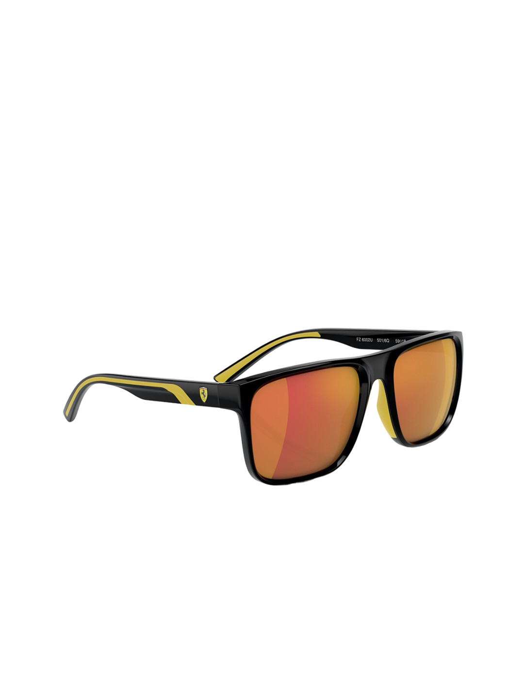 

Ferrari Scuderia Men Square Sunglasses with UV Protected Lens 8056262070475, Orange