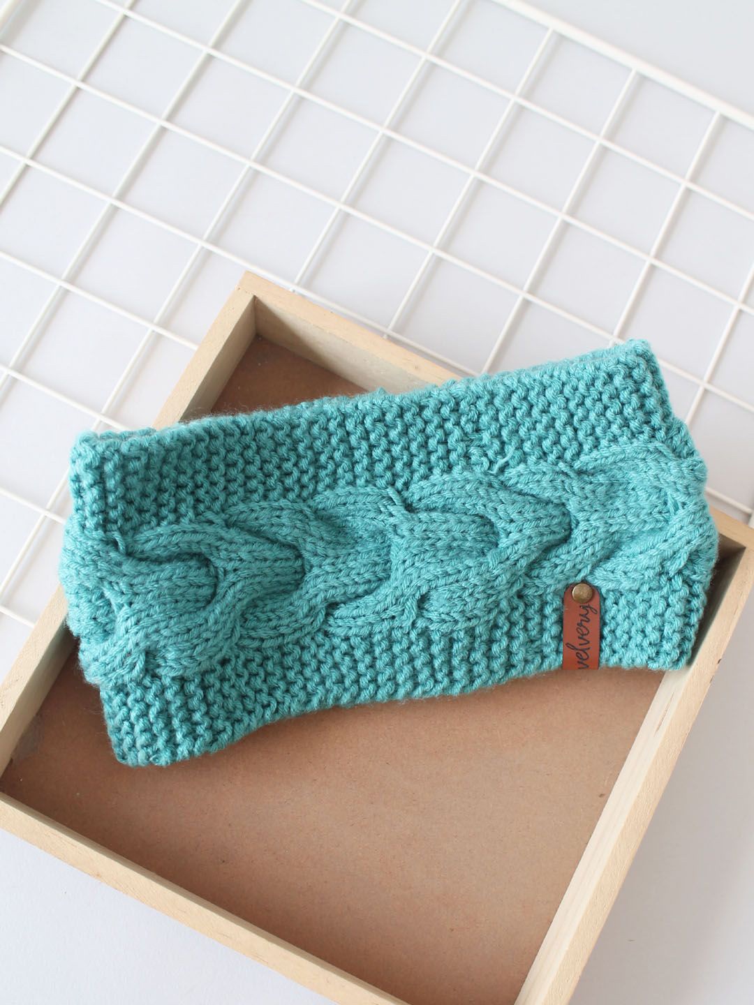 

Velvery Women Chill Wrap Headband, Turquoise blue