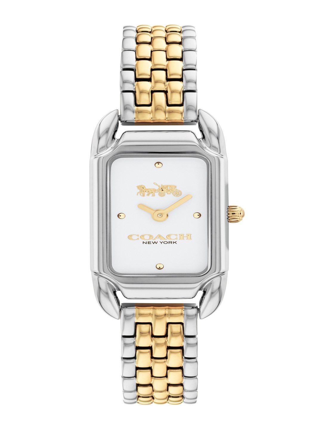 

Coach Women Cadie Dial & Dual-Toned Bracelet Style Straps Analogue Watch 14504172, White