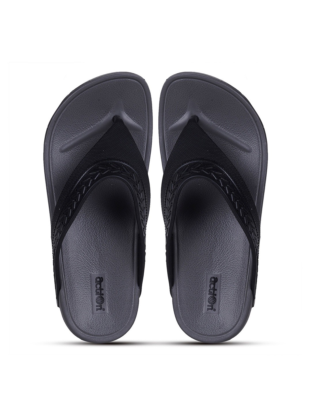 

Action Women Rubber Thong Flip-Flops, Grey