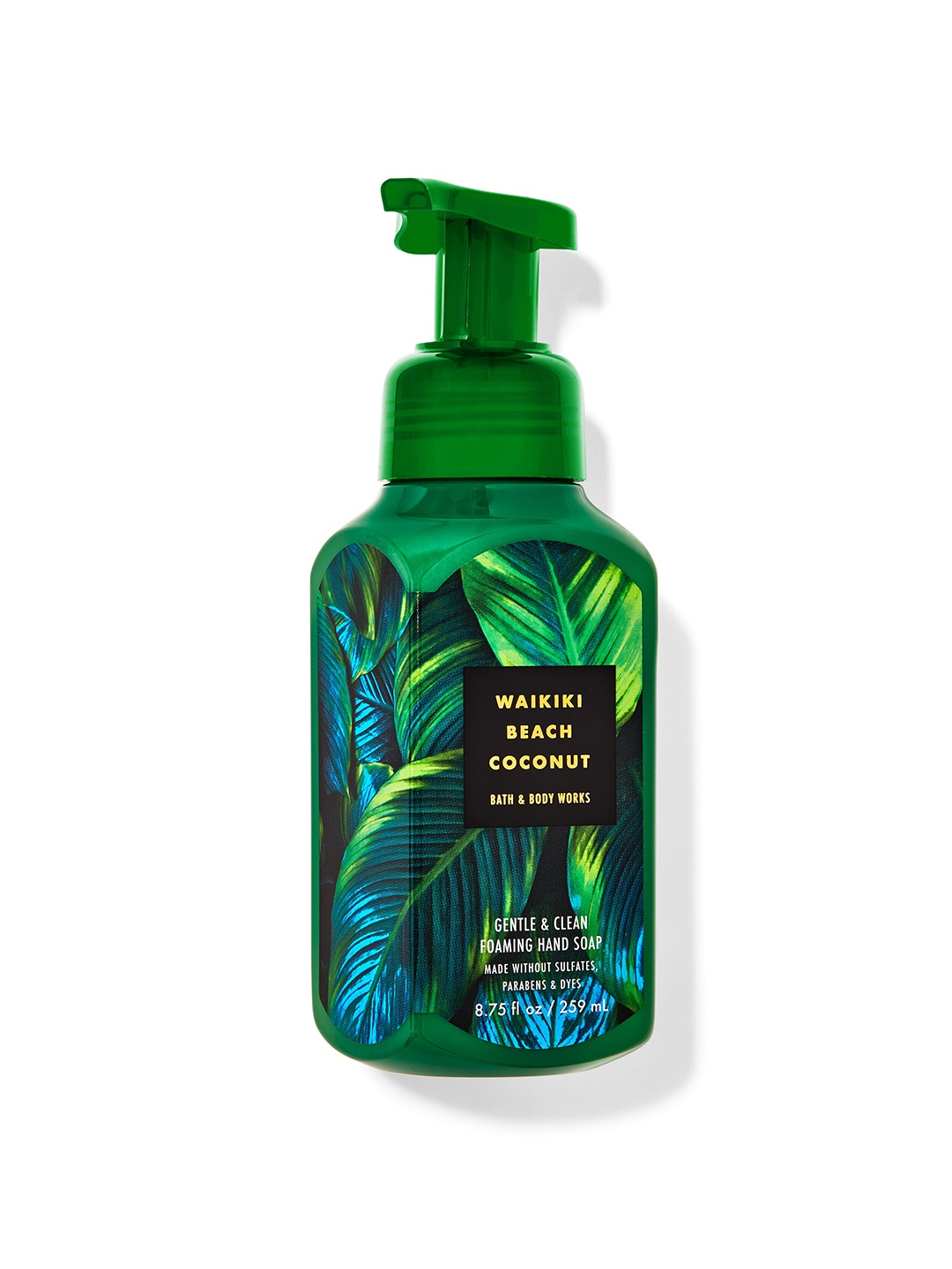 

Bath & Body Works Waikiki Beach Coconut Gentle & Clean Foaming Hand Soap - 259 ml, Green