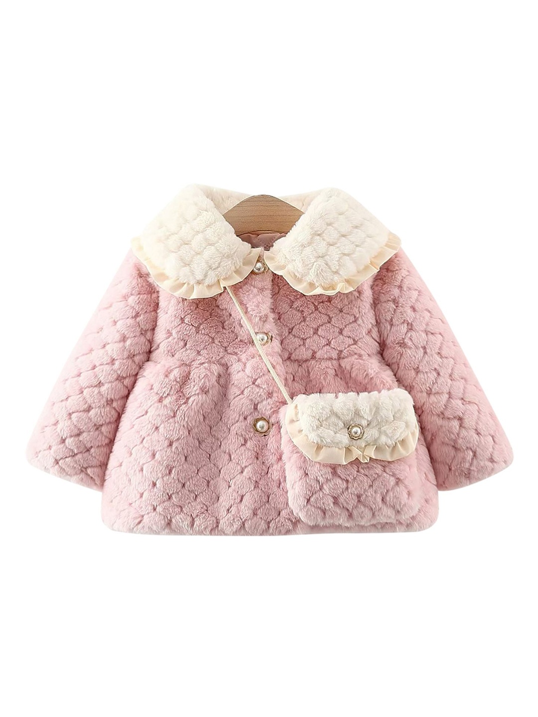 

StyleCast x Revolte Girls Self Design Jacket, Pink