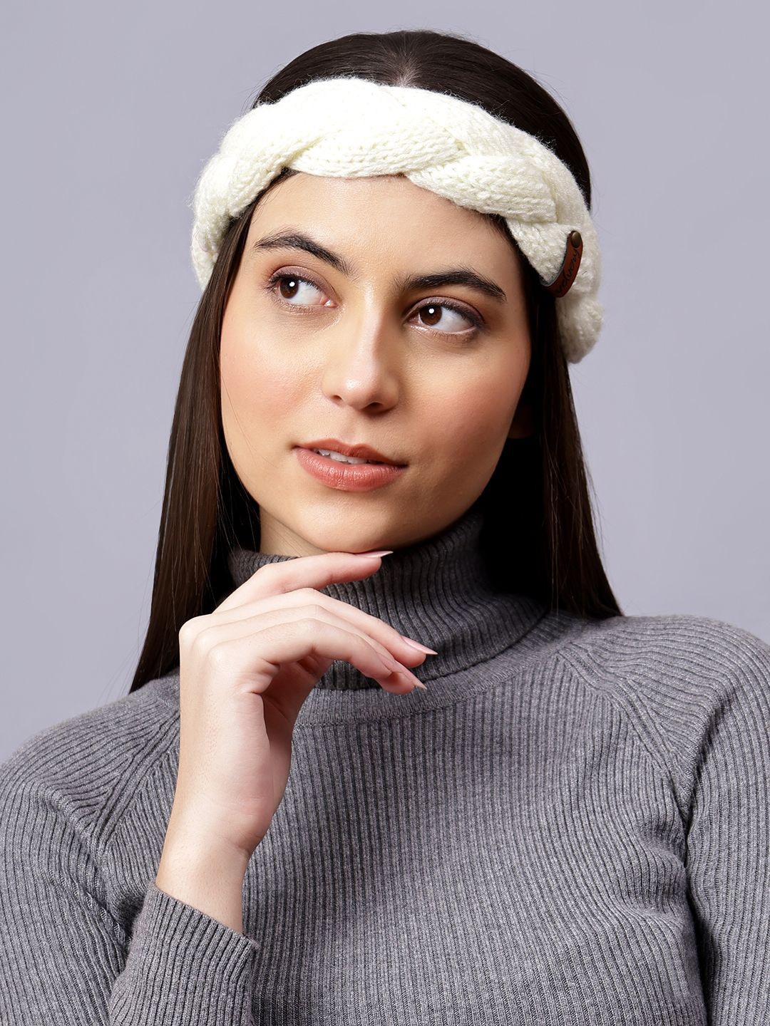 

Velvery Women Chill Wrap Headband, Off white