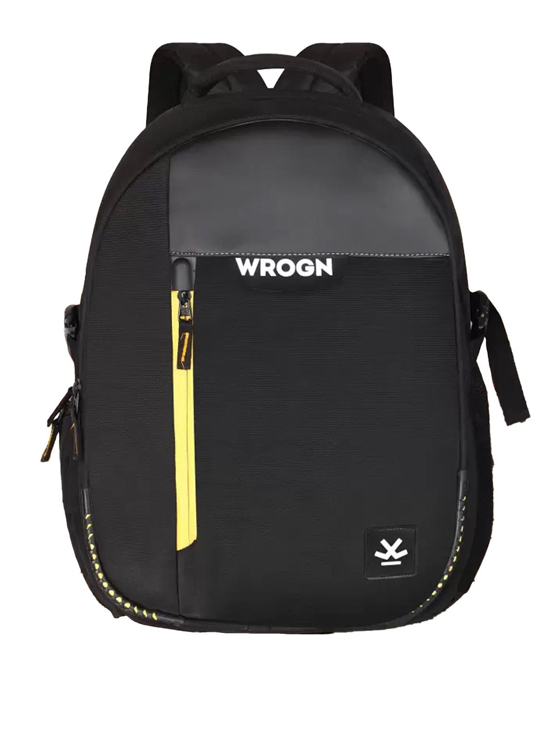 

WROGN Unisex Backpack with Reflective Strip, Black