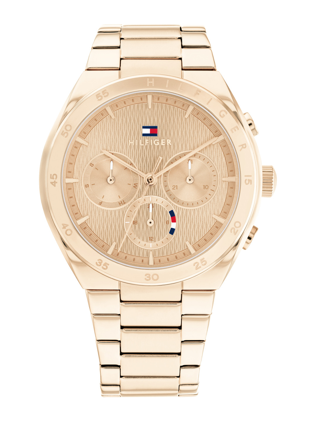 

Tommy Hilfiger Women Carrie Bracelet Style Straps Analogue Multifunction Watch TH1782577, Rose gold