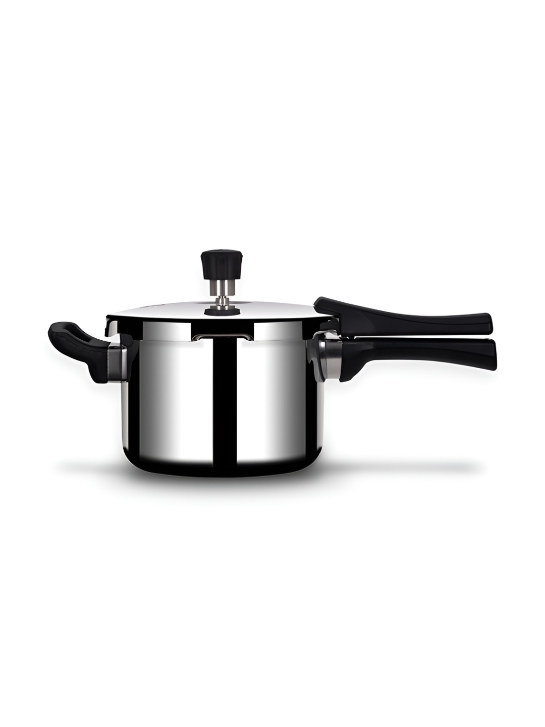 

ARTTDINOX Silver-Toned Stainless Steel Dishwasher Safe Pressure Cooker 5L
